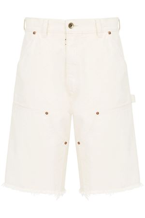 Shorts denim in cotone bianco MAISON MARGIELA | S50MU0082M35261103